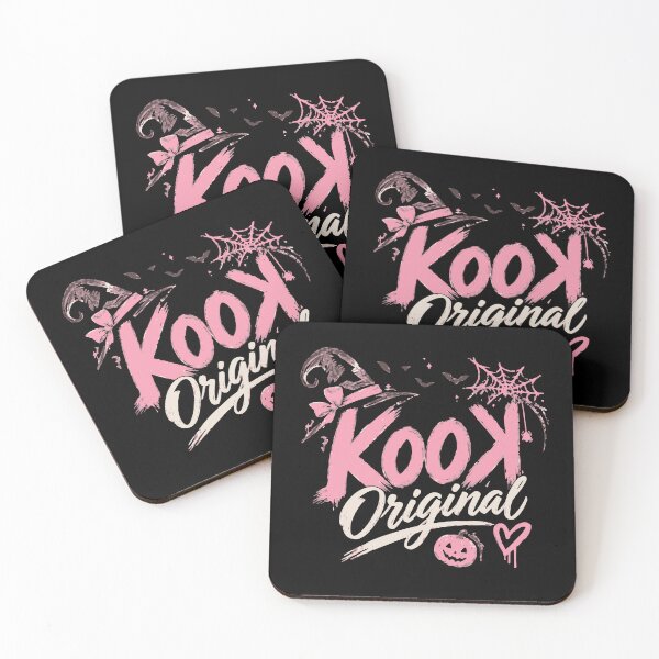 Item preview, Original Kook - Halloween rosa con sombrero de bruja y calabaza designed and sold by KookArt.