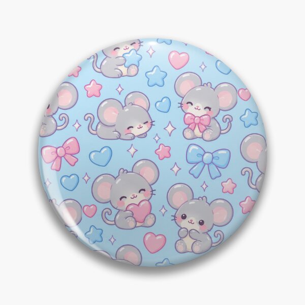 Item preview, Kawaii Gummy Mouse Candy Pattern designed and sold by Soft Berry Studio.