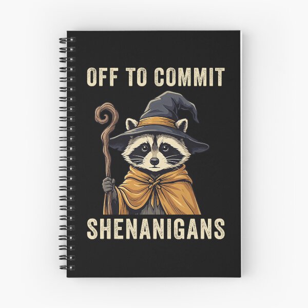 Item preview, Off to Commit Shenanigans Raccoon designed and sold by Hedoraxe.