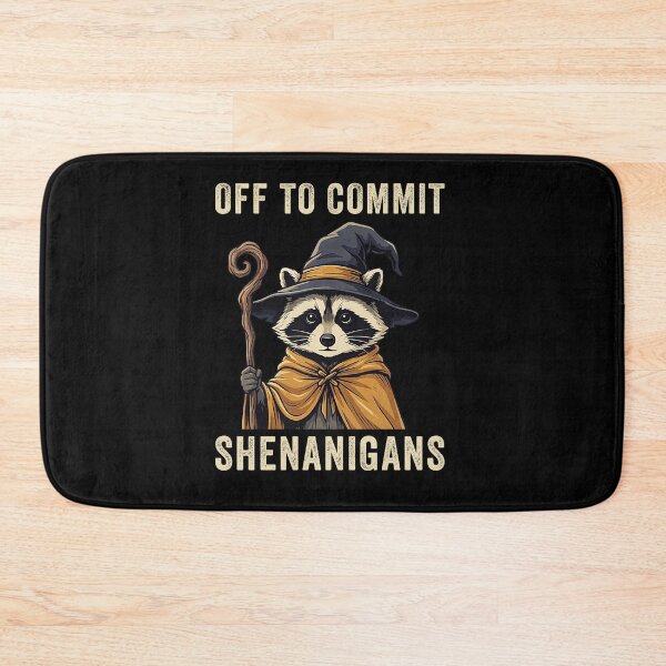 Item preview, Off to Commit Shenanigans Raccoon designed and sold by Hedoraxe.