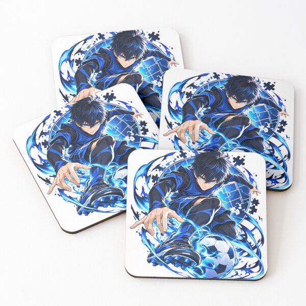 Item preview, Blue Lock Isagi Yoichi Blue Ego Soccer Energy Anime Fan Art designed and sold by DrMerlin.