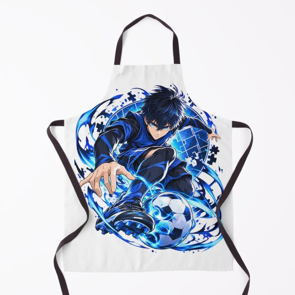Artikelvorschau, Blue Lock Isagi Yoichi Blue Ego Soccer Energy Anime Fan Art entworfen und verkauft von DrMerlin.