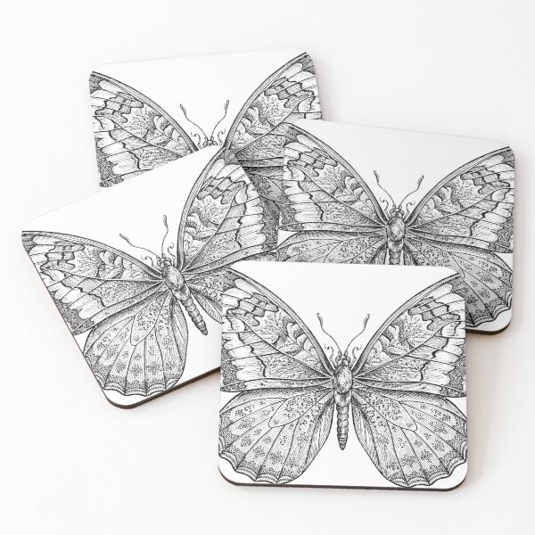 Item preview, Butterfly Vintage Engraving Tattoo Design designed and sold by luisluisluis.