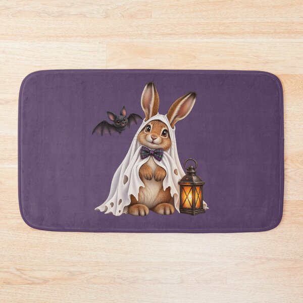 Item preview, Cute Scottish Mountain Hare Friendly Halloween Ghost designed and sold by MaedK.