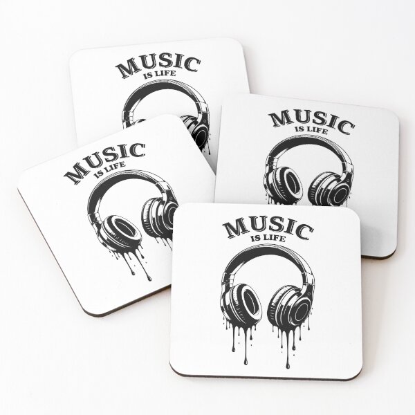 Item preview, Music Is Life - Dripping Headphone designed and sold by Marshallamoakohene.