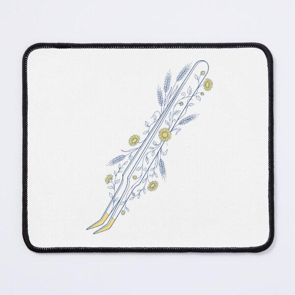 Item preview, Floral Lash Artist Precision Tweezers with Sunflowers and Wheat designed and sold by VibeBeauty.