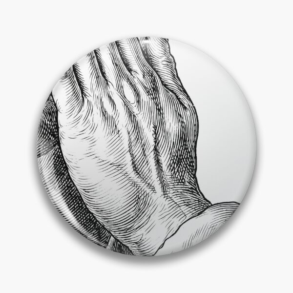 Item preview, Praying Hands Vintage Engraving Tattoo Design designed and sold by luisluisluis.