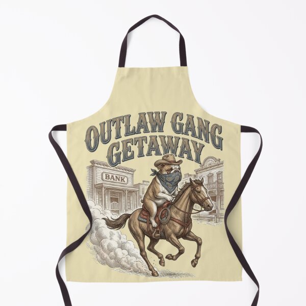 Artikelvorschau, Outlaw-Gang-Flucht – Lustiger Westernfilm – Geschenk für Hundeliebhaber – Geschenk für Bulldoggenliebhaber entworfen und verkauft von FurRealStudioCo.
