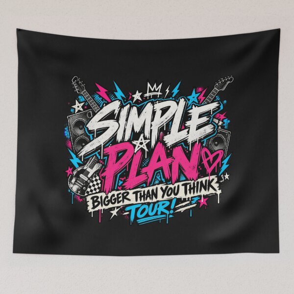 Item preview, Simple Plan Bigger Than You Think Tour! designed and sold by AndyGordon125.