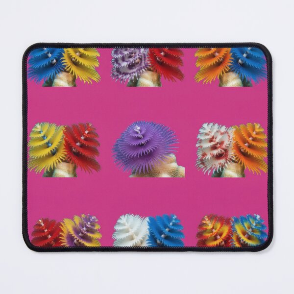 Item preview, Christmas Tree Worm – Bold Rainbow Reef Pattern designed and sold by Helt-enkelt.