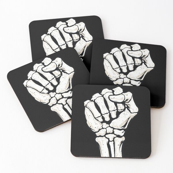 Item preview, Vintage Skeleton Raised Fist - Distressed Bone designed and sold by Marshallamoakohene.