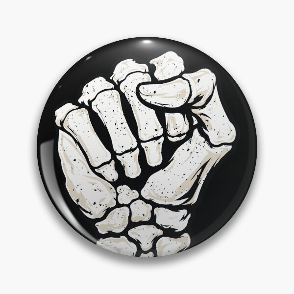 Item preview, Vintage Skeleton Raised Fist - Distressed Bone designed and sold by Marshallamoakohene.