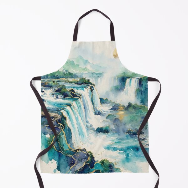 Item preview, Iguazu Falls in Watercolor - Argentine Landscapes designed and sold by Esencia Argentina.