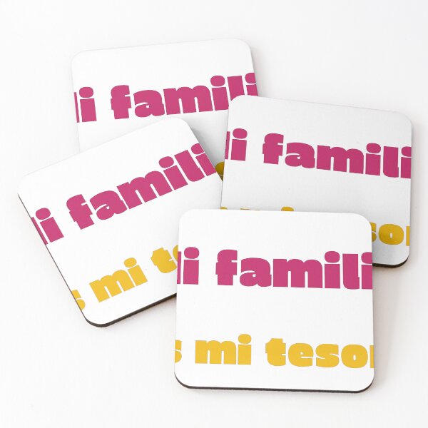 Item preview, Mi familia es mi tesoro · Mexican Family Sticker designed and sold by EdicionesSastal.
