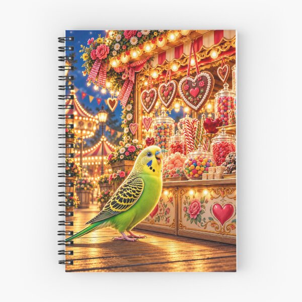Item preview, Mucki the Budgie in the Land of Sweet Dreams designed and sold by LegademaArt.