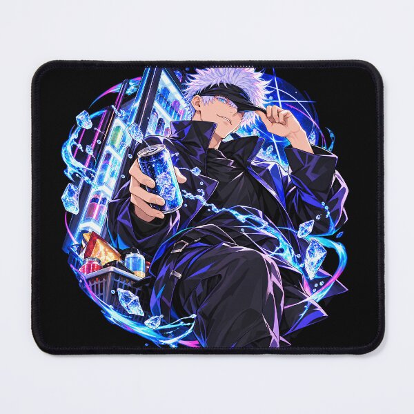 Item preview, Gojo Neon Night Convenience Store Jujutsu Kaisen Anime Fan Art designed and sold by DrMerlin.