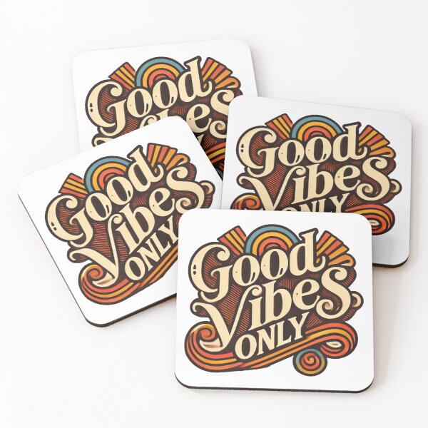 Item preview, Good Vibes Only tipografía retro designed and sold by SailWolf--.