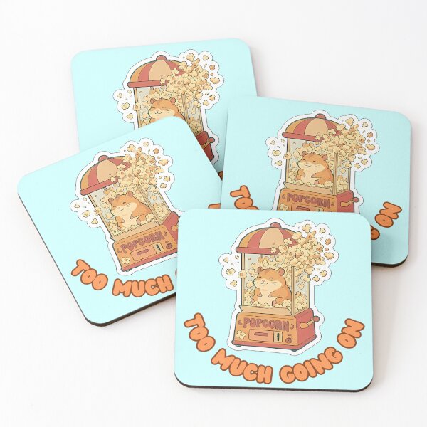 Item preview, Popcorn Hamster designed and sold by ZeroContextArt.