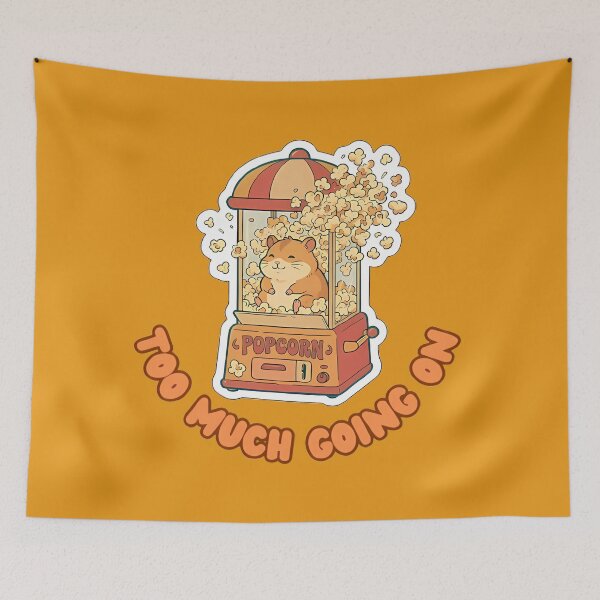 Item preview, Popcorn Hamster designed and sold by ZeroContextArt.
