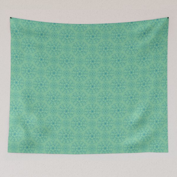 Item preview, Green & Blue Heart Rosettes designed and sold by Digitalmyth's Designs.