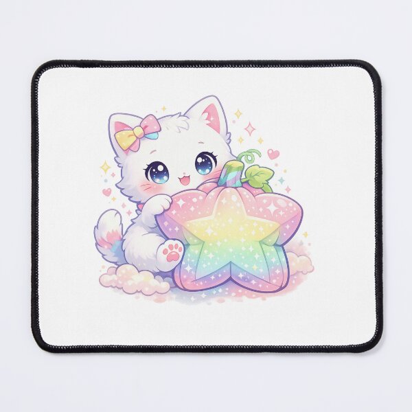 Item preview, Pastel Cloud Rainbow Pumpkin Kitty designed and sold by Sommium .