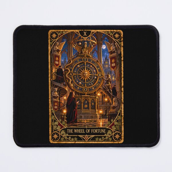 Item preview, Dark Academia Tarot Card Prints: Wheel of Fortune designed and sold by PinUpPizzazz.