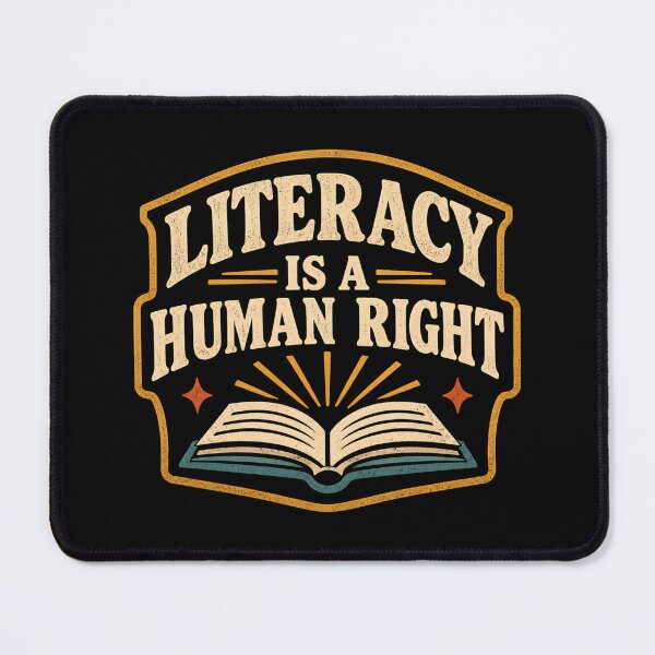 Item preview, Literacy Is a Human Right  designed and sold by DemureArtsy.