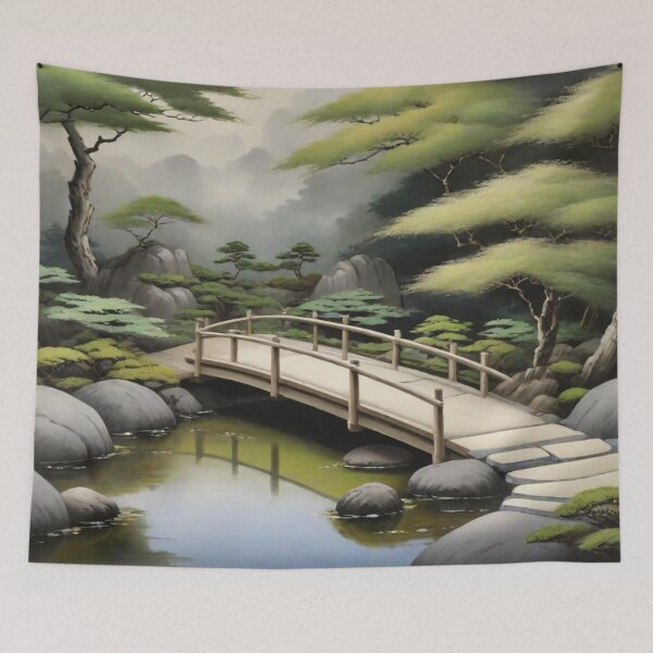 Item preview, Zen Garden | Japanese Serenity Landscape designed and sold by Prachodayat Artworks.