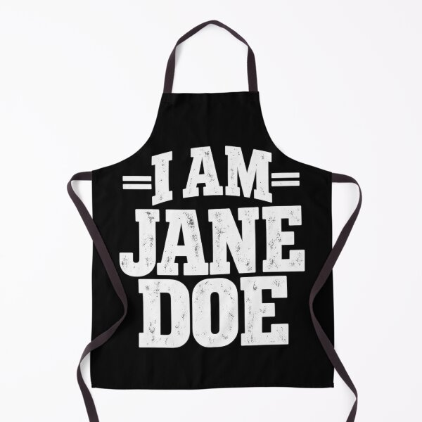 Item preview, I Am Jane Doe Vintage Slab Serif Distressed White designed and sold by purrinink.