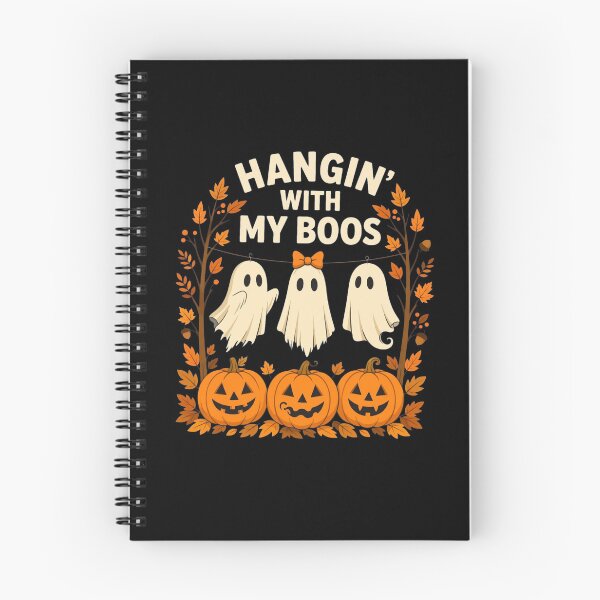 Item preview, Hangin With My Boos Ghost Pumpkin Halloween designed and sold by Custom Crest.