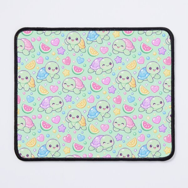 Item preview, Cute Kawaii Gummy Turtle Pastel Candy Pattern designed and sold by Soft Berry Studio.