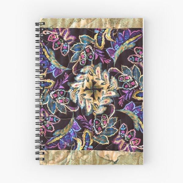 Item preview, Kaleidoscope 4:  Floral Square With Purple and Green Paisley Leaves  designed and sold by sraab8.