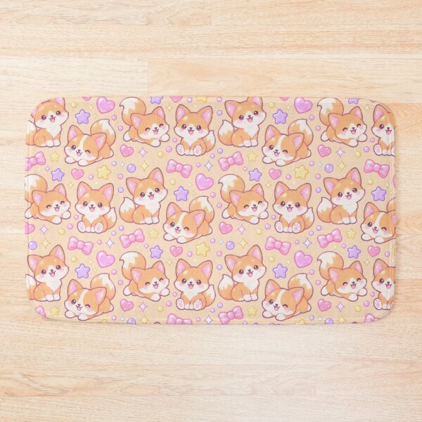 Item preview, Cute Kawaii Gummy Fox Pastel Candy Pattern designed and sold by Soft Berry Studio.