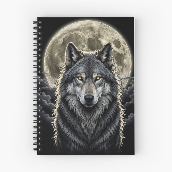 Item preview, Diseño del Lobo de Luna Llena designed and sold by Witch Joseph.