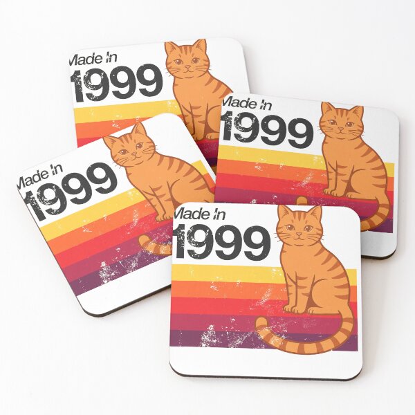 Item preview, Made In 1999 Retro Sunset Cat designed and sold by Dlvznbm.