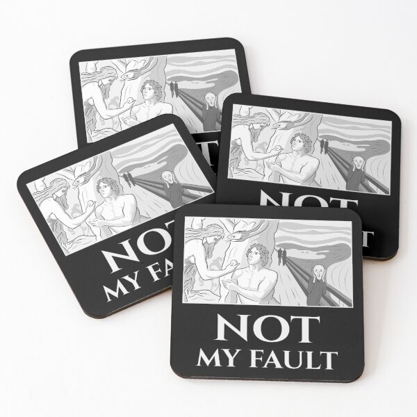 Item preview, The Scream, Adam And Eve - Not My Fault Funny designed and sold by nephomulvorsno.