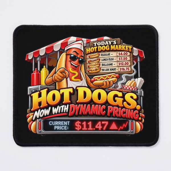 Item preview, HOT DOGS. NOW WITH DYNAMIC PRICING. designed and sold by signshirtz.