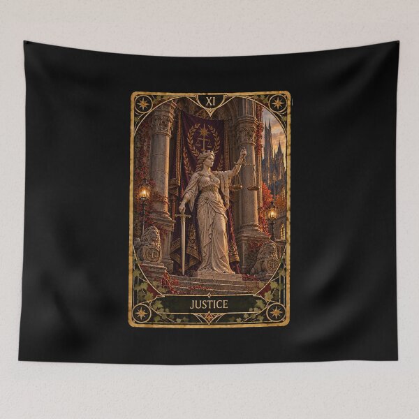 Item preview, Dark Academia Tarot Card Prints: Justice designed and sold by PinUpPizzazz.