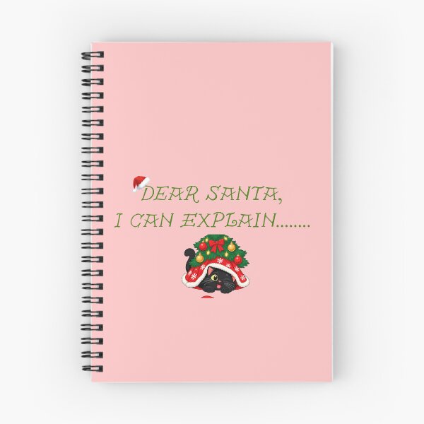 Item preview, Dear Santa I Can Explain Black Cat Christmas Tree designed and sold by SolutionsArt.