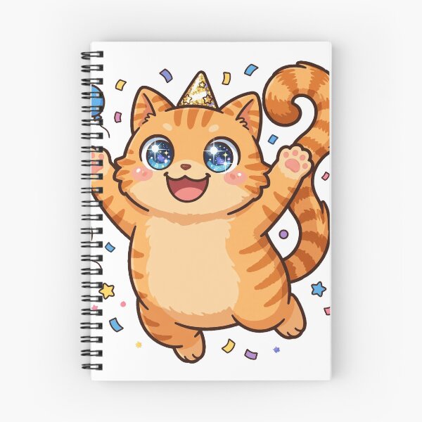 Item preview, New Year Party Cat Confetti designed and sold by Dlvznbm.