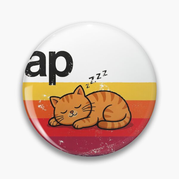 Item preview, Born To Nap Retro Sunset Cat designed and sold by Dlvznbm.