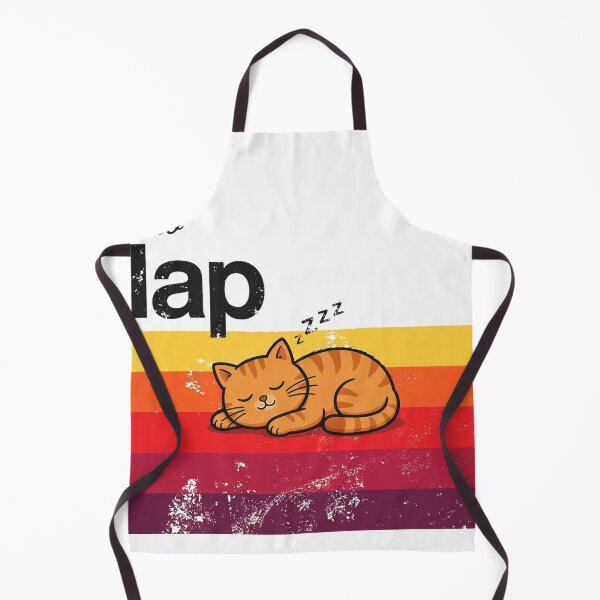 Aperçu de l'œuvre Born To Nap Retro Sunset Cat créée et vendue par Dlvznbm.