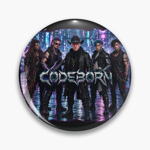Item preview, CODEBORN: Band merch in Glitch designed and sold by AIRebel.