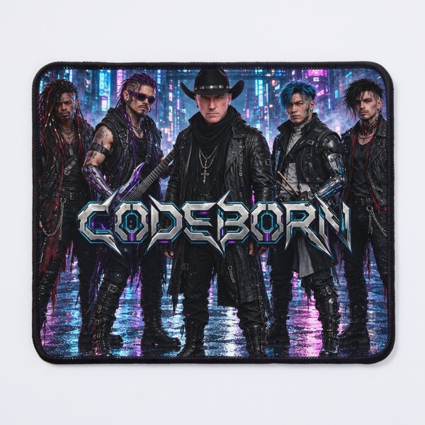 Item preview, CODEBORN: Band merch in Glitch designed and sold by AIRebel.