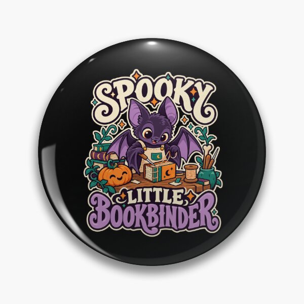 Item preview, Spooky Little Bookbinder designed and sold by Good Mood Foundry.