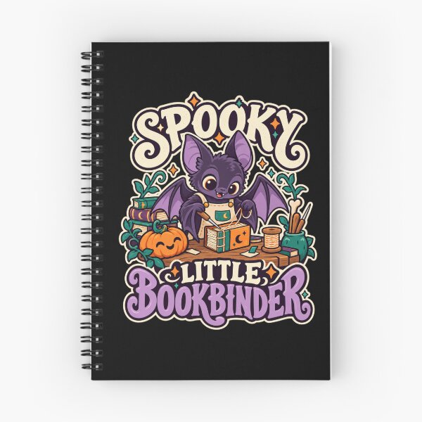 Item preview, Spooky Little Bookbinder designed and sold by Good Mood Foundry.
