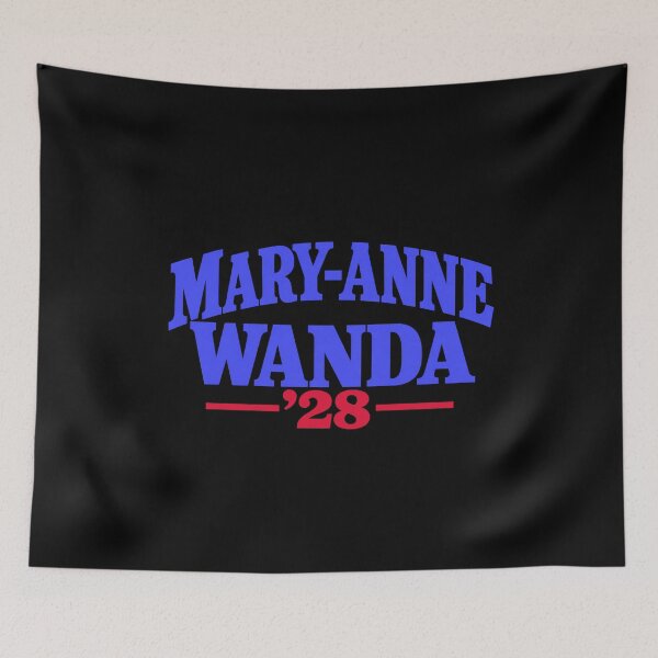 Item preview, Mary Anne Wanda 28 Blue Arched Distressed Lettering designed and sold by purrinink.