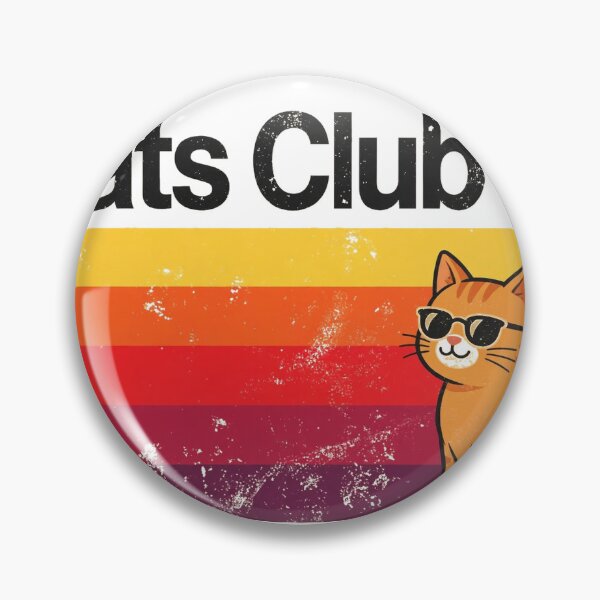 Item preview, Cool Cats Club Retro Sunset Cat designed and sold by Dlvznbm.