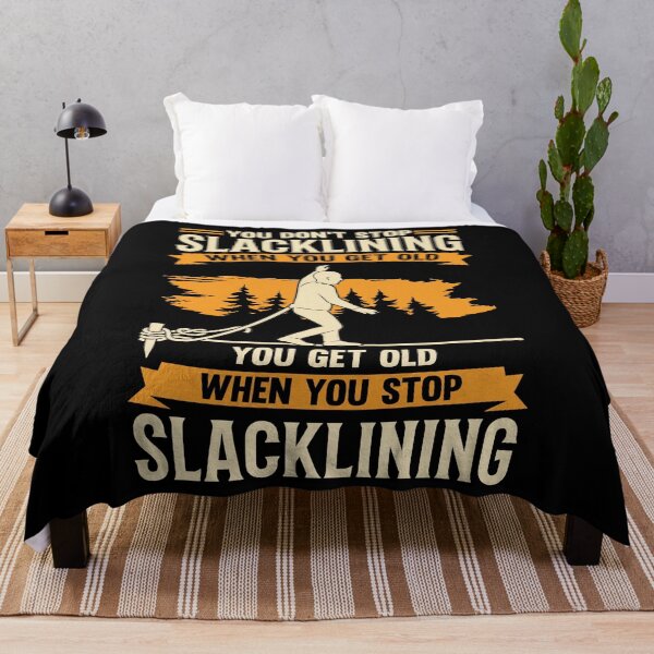 Item preview, You Dont Stop Slacklining When You Get Old designed and sold by MizoX7.