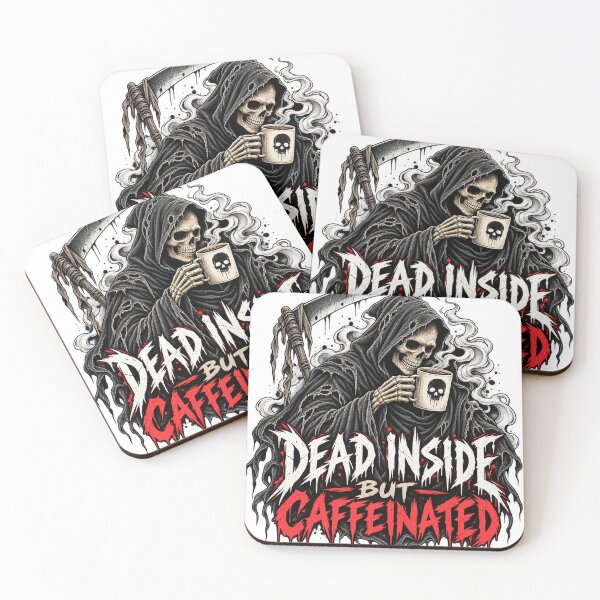 Item preview, Dead Inside Caffeinated designed and sold by CleanLine Studio.